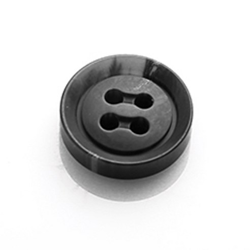 HR빅버튼 르노 단추 25mm, 블랙, 4개입