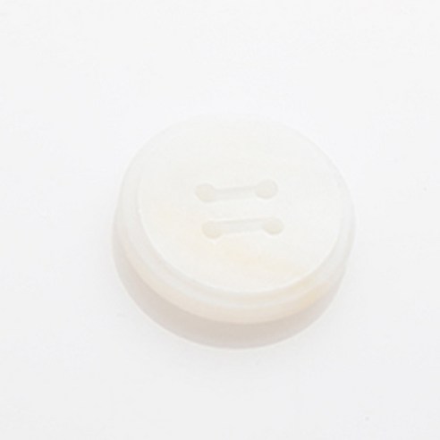 HR빅버튼 네로 단추 18mm, 화이트, 4개입