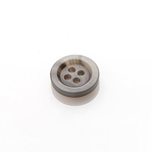 HR빅버튼 더샾 무광 단추 21mm, 그레이, 4개입