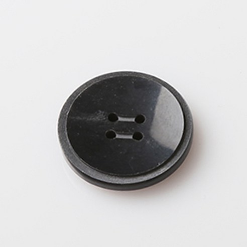 HR빅버튼 네로 단추 23mm, 선블랙, 4개입