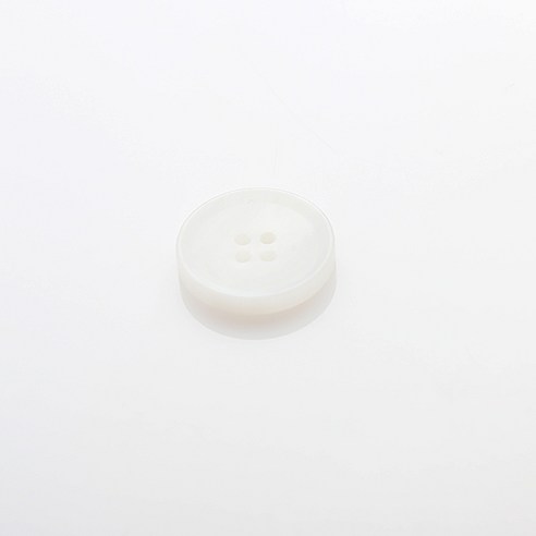 HR빅버튼 썸데이무광 단추 23mm, 화이트, 4개입