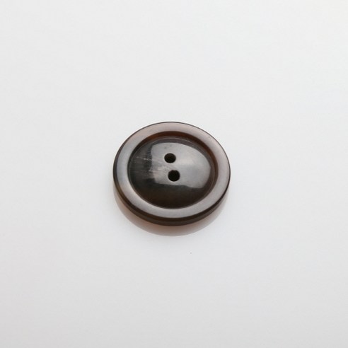 HR빅버튼 보티첼리 단추 30mm, 브라운, 12개입