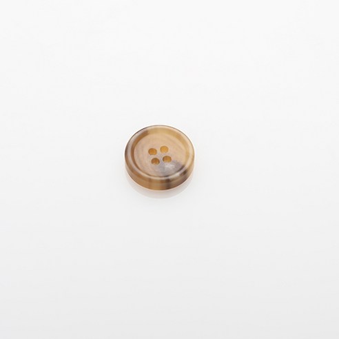 HR빅버튼 썸데이무광 단추 18mm, 베이지, 4개입