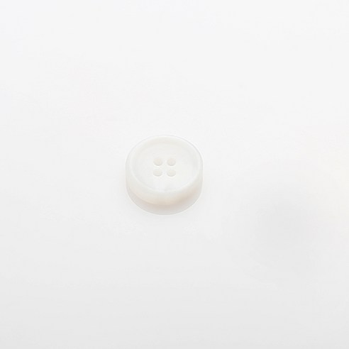 HR빅버튼 썸데이무광 단추 18mm, 화이트, 4개입