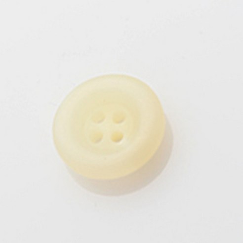 HR빅버튼 어게인 무광 단추 15mm, 아이보리, 8개입