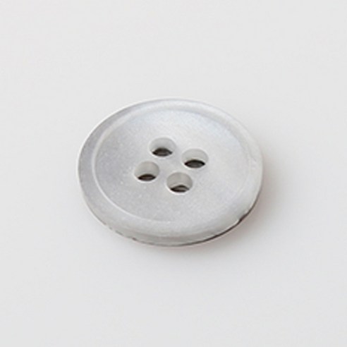 HR빅버튼 오가닉 단추 15mm, 그레이, 8개입