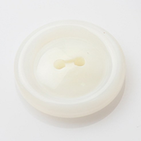 HR빅버튼 쉬즈 단추 30mm, 화이트, 4개입