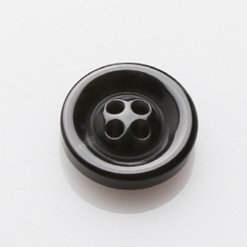 HR빅버튼 빅마마 단추 18mm, 블랙, 4개입