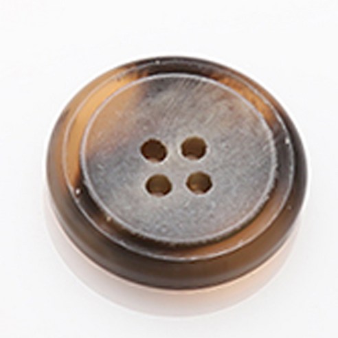 HR빅버튼 도시바 단추 18mm, 브라운, 4개입