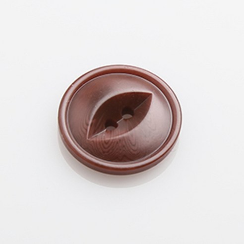 HR빅버튼 제이 단추 21mm, 다크브라운, 12개입