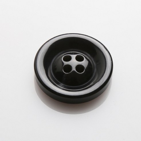 HR빅버튼 빅마마 단추 35mm, 블랙, 8개입