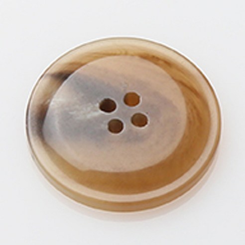 HR빅버튼 티볼리 유광 단추 지름 25mm, 베이지, 4개입