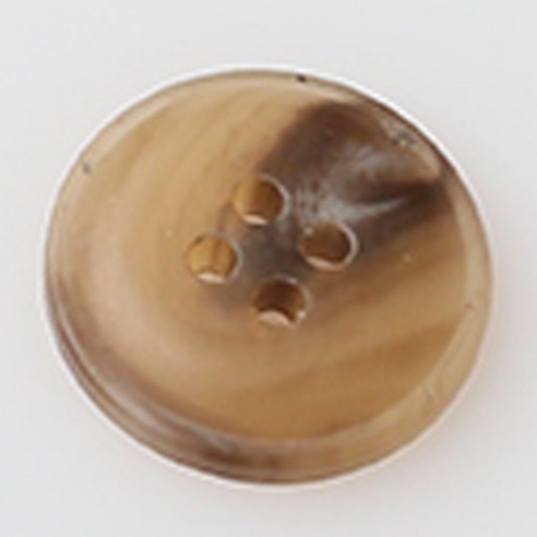 HR빅버튼 티볼리 무광 단추 지름 15mm, 베이지, 4개입