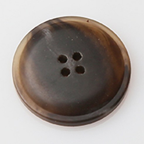 HR빅버튼 티볼리 무광 단추 지름 23mm, 브라운, 4개입
