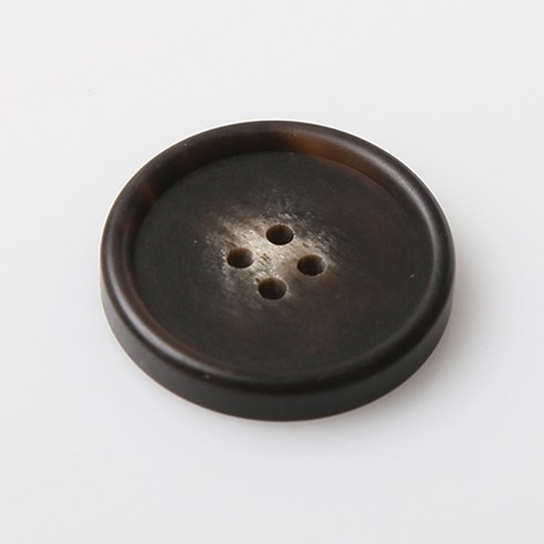 HR빅버튼 소리아 무광 단추 25mm, 브라운, 8개입