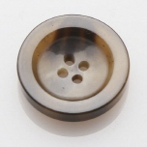 HR빅버튼 텔미 단추 15mm, 연브라운, 8개입