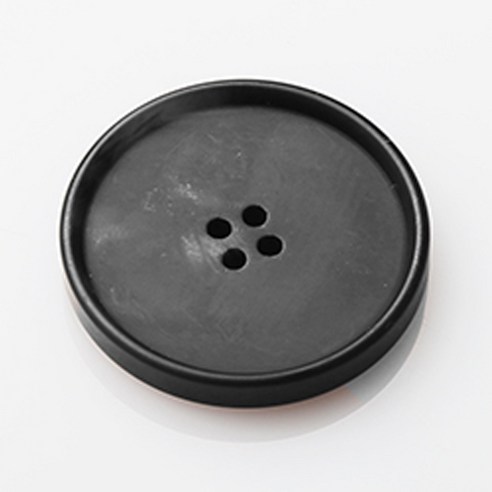 HR빅버튼 스텝 무광 단추 35mm, 블랙, 12개입