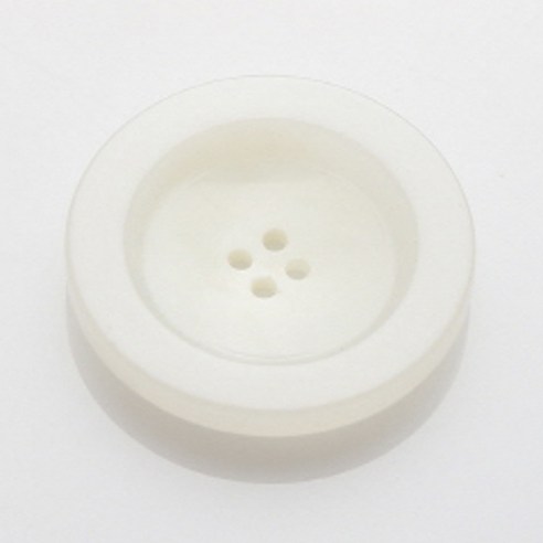 HR빅버튼 텔미 단추 30mm, 화이트, 4개입