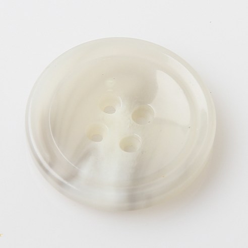 HR빅버튼 쿠바 단추 30mm, 그레이, 12개입