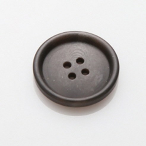 HR빅버튼 워킹 무광 단추 21mm, 브라운, 8개입