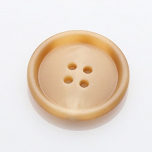 HR빅버튼 워킹 무광 단추 18mm, 다크베이지, 8개입