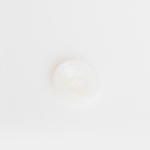 HR빅버튼 쿠바 무광 단추 18mm, 화이트, 8개입