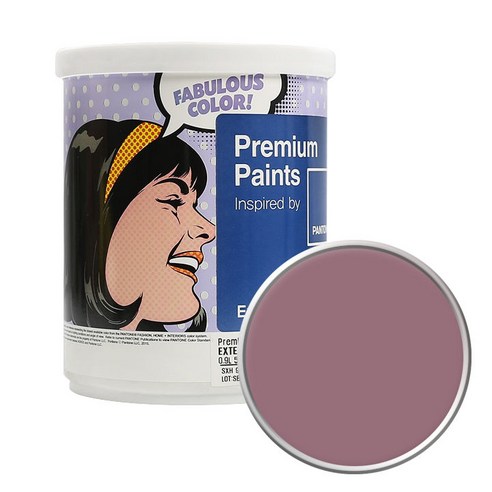 노루페인트 팬톤 외부용 실외 저광 페인트 1L, 17-1511 Wistful Mauve