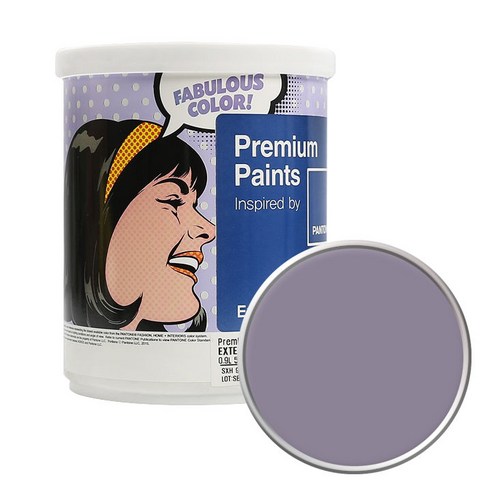 노루페인트 팬톤 외부용 실외 저광페인트 1L, 17-3810 Purple Ash