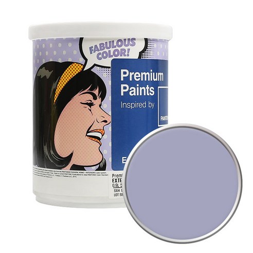 노루페인트 팬톤 외부용 실외 저광페인트 1L, 15-3910 Languid Lavender