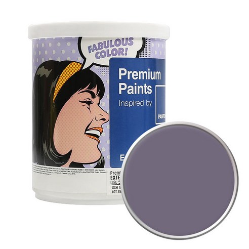 노루페인트 팬톤 외부용 실외 저광페인트 1L, 18-3712 Purple Sage