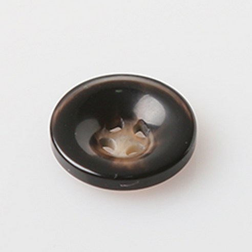 HR빅버튼 마리옹 단추 15mm, 블랙, 4개입