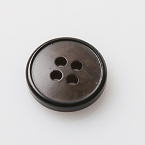 HR빅버튼 메이플 단추 15mm, 브라운, 4개입