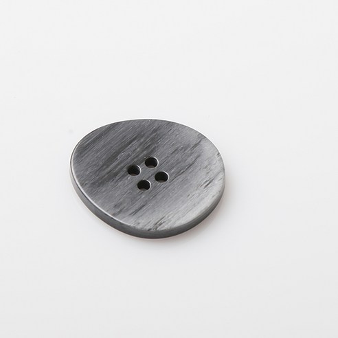 HR빅버튼 순자 단추 35mm, 블랙, 4개입