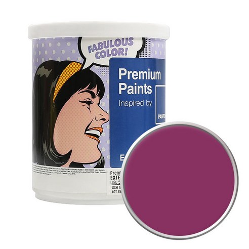 노루페인트 팬톤 외부용 실외 저광 페인트 1L, 19-2431 Boysenberry
