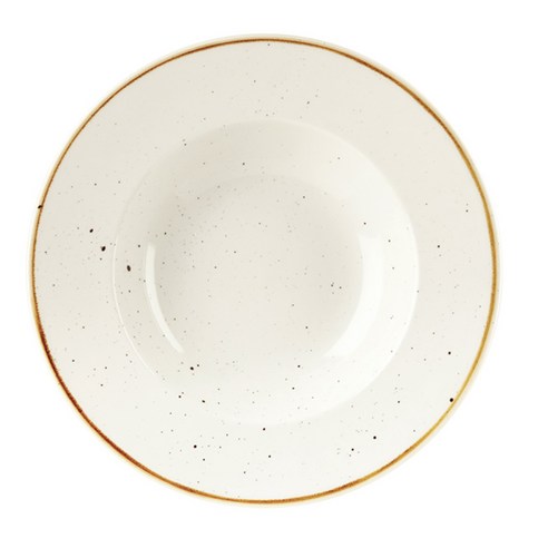 처칠 스톤캐스트 와이드 림 파스타볼 라지 28cm, 발리 화이트, 1개