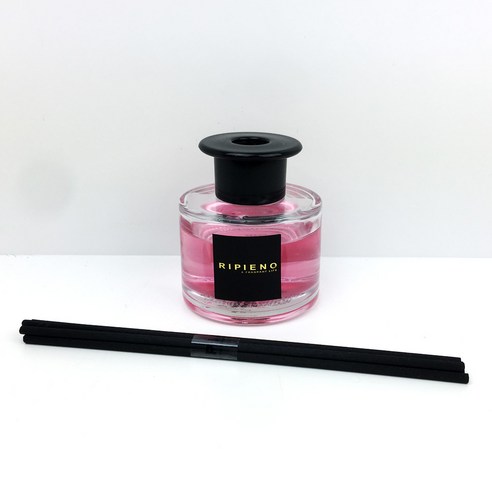 리피에노 컬러 디퓨져 용액 핑크 블랙라벨 100ml + 리드스틱 5p, 화이트머스크
