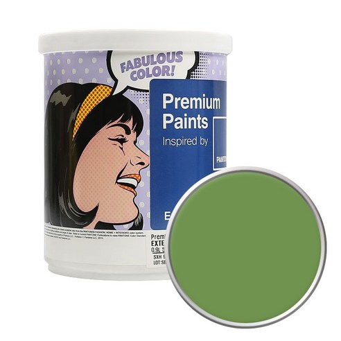 노루페인트 팬톤 외부용 실외페인트 1L 저광, 17-0235 Piquant Green