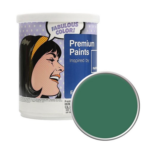 노루페인트 팬톤 외부용 실외페인트 1L 저광, 18-6018 Foliage Green