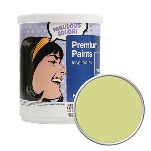 노루페인트 팬톤 외부용 실외 저광페인트 1L, 12-0312 TPX Lime Cream