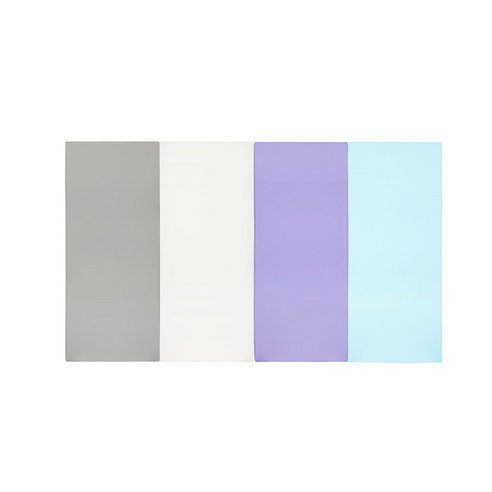 퍼니존 퍼니테라피 그레이비비드 시리즈5 유아폴더매트, 그레이 + 화이트 + 바이올렛 + 스카이블루