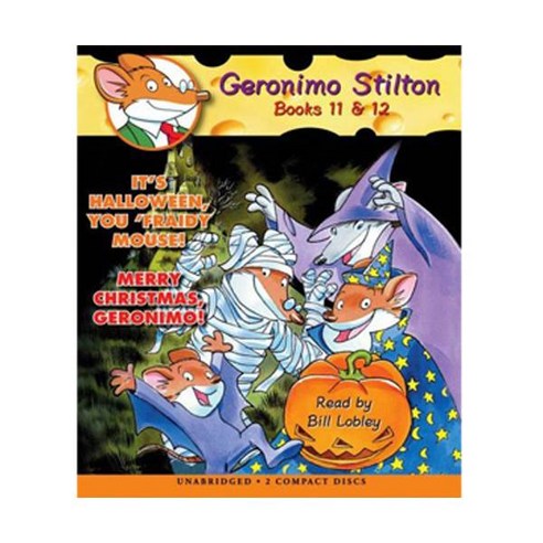 Geronimo Stilton Books 11~12 : It''s Halloween You ''Fraidy Mouse Merry Christmas Geronimo, Scholastic