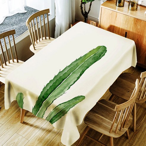 스토어33 키친 디자인 방수 식탁보, C, 140 x 140 cm