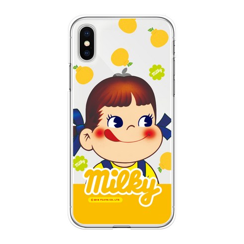 페코짱 milky 페코 클리어 스마트폰 케이스