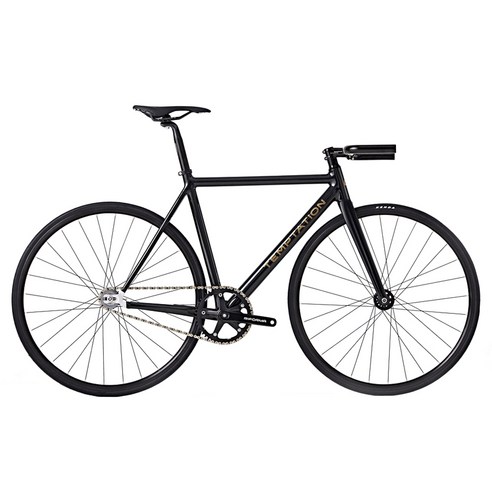 벨로라인 픽시 템테이션 자전거 85% 조립배송, 블랙