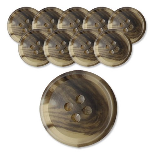 동화상가몰 디젤 단추 무광 18mm, KK, 10개입