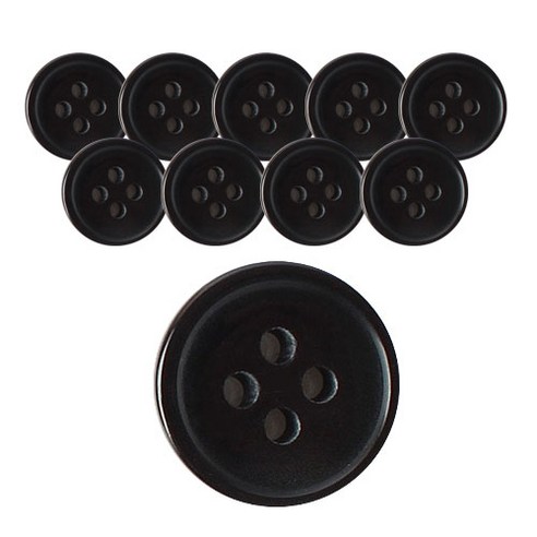동화상가몰 DY 와이셔츠 단추1 죠크 9mm, BK, 10개입
