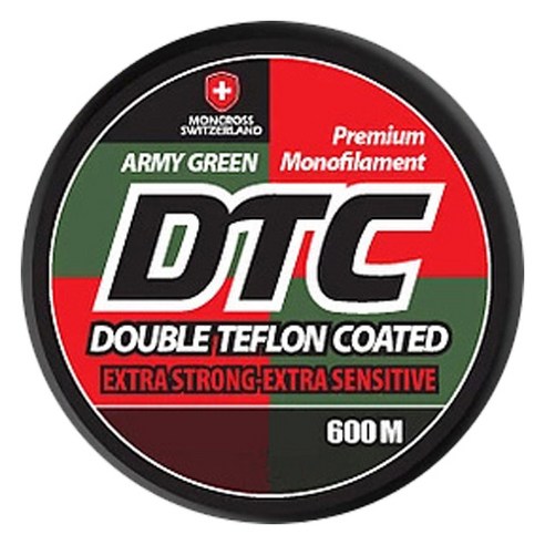 몽크로스 모노라인 DTC 낚싯줄 1.2호, 아미 그린