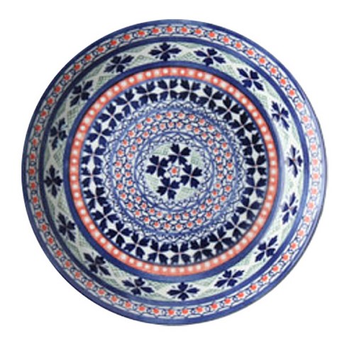 디어리빙 북유럽포터리B 파스타볼 22cm, 블루, 1개