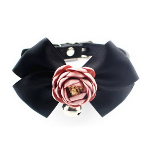 노랜드 Good buddy 로즈 라인스톤 칼라 라인 고양이 목걸이 S, 핑크, 1개