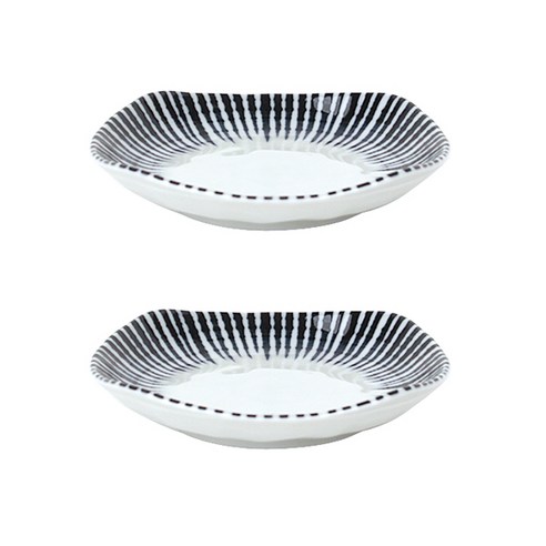 로얄아리따 마키렌 사각접시 14cm, 2개입, 접시 2p